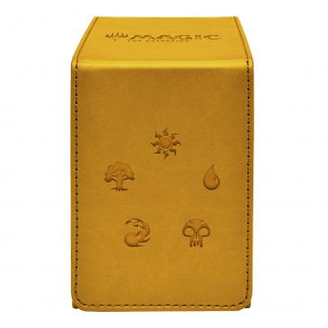 UltraPRO Alcove Flip Box - Gold for Magic | Tacoma Games