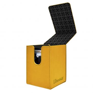 UltraPRO Alcove Flip Box - Gold for Magic | Tacoma Games