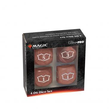 UltraPRO Deluxe 22MM Red Mana Loyalty Dice Set for Magic: The Gathering | Tacoma Games
