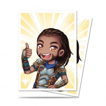 UltraPRO Chibi Collection Gideon - Good Job! Standard Deck Protector sleeves 100ct for Magic | Tacoma Games