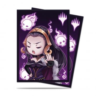 UltraPRO Chibi Collection Liliana - Talk To The Hand Standard Deck Protector sleeves 100ct for Magic | Tacoma Games