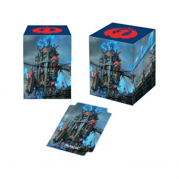 UltraPRO Guilds of Ravnica - Izzet League PRO 100+ Deck Box for Magic | Tacoma Games