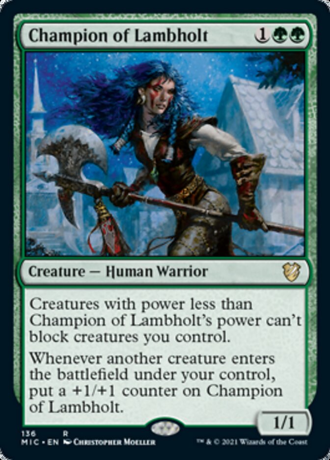 Champion of Lambholt [Innistrad: Midnight Hunt Commander] | Tacoma Games