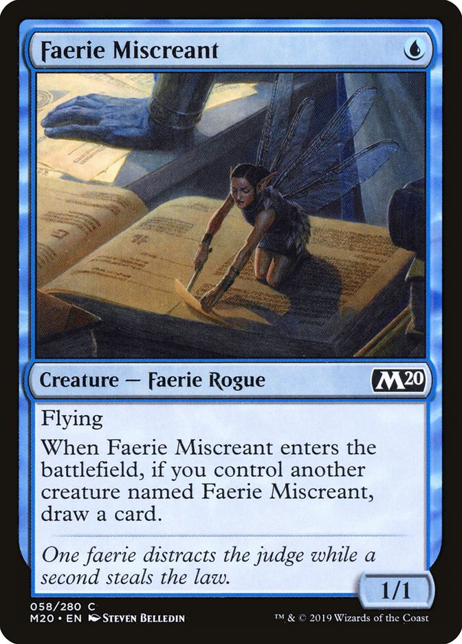 Faerie Miscreant [Core Set 2020] | Tacoma Games