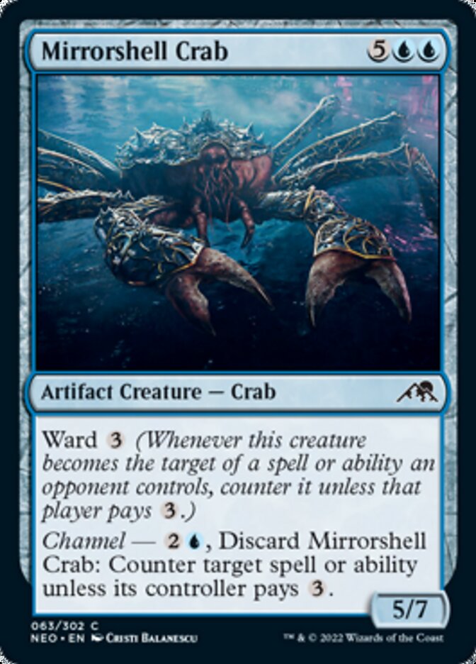 Mirrorshell Crab [Kamigawa: Neon Dynasty] | Tacoma Games
