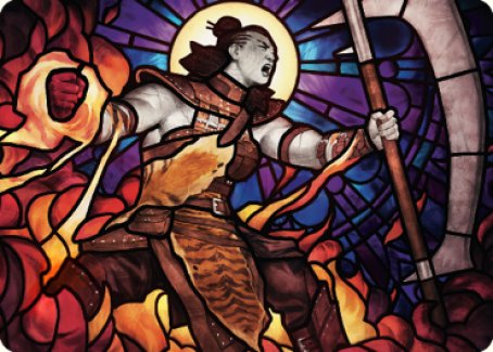 Garna, Bloodfist of Keld Art Card [Dominaria United Art Series] | Tacoma Games