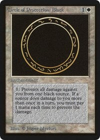 Circle of Protection: Black [Limited Edition Beta] | Tacoma Games