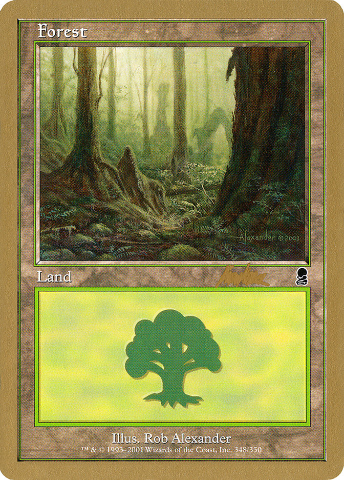 Forest (bk348) (Brian Kibler) [World Championship Decks 2002] | Tacoma Games