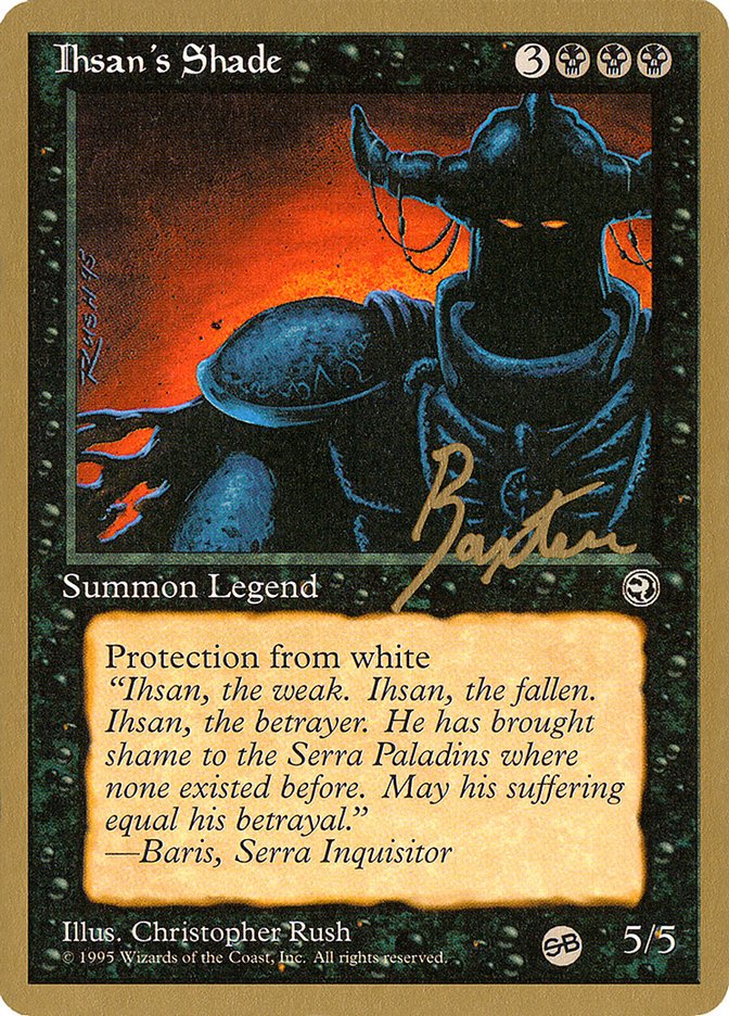 Ihsan's Shade (George Baxter) (SB) [Pro Tour Collector Set] | Tacoma Games