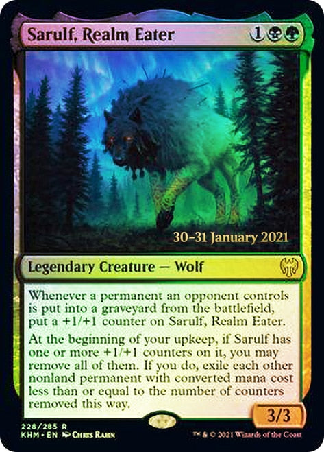 Sarulf, Realm Eater  [Kaldheim Prerelease Promos] | Tacoma Games