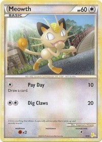 Meowth (#4) (4) [HGSS Trainer Kit: Gyarados & Raichu] | Tacoma Games