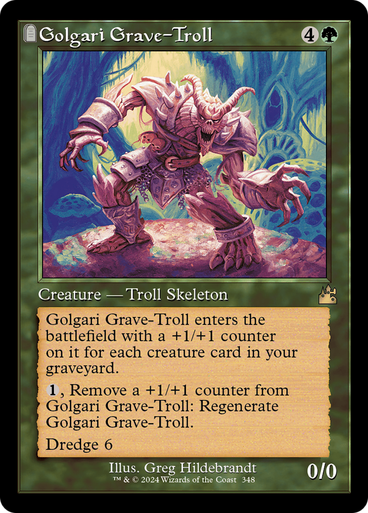 Golgari Grave-Troll (Retro Frame) [Ravnica Remastered] | Tacoma Games