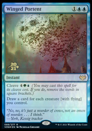 Winged Portent [Innistrad: Crimson Vow Prerelease Promos] | Tacoma Games