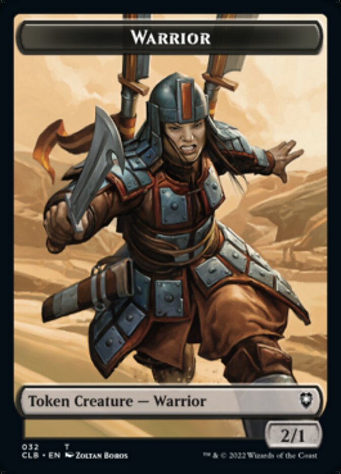 Warrior // Inkling Double-sided Token [Commander Legends: Battle for Baldur's Gate Tokens] | Tacoma Games