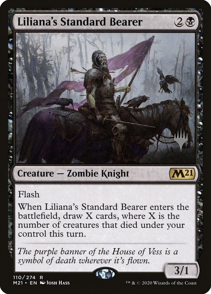 Liliana's Standard Bearer (Promo Pack) [Core Set 2021 Promos] | Tacoma Games