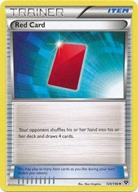 Red Card (124) [XY Base Set] | Tacoma Games