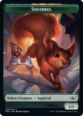 Squirrel // Treasure (013) Double-sided Token [Unfinity Tokens] | Tacoma Games