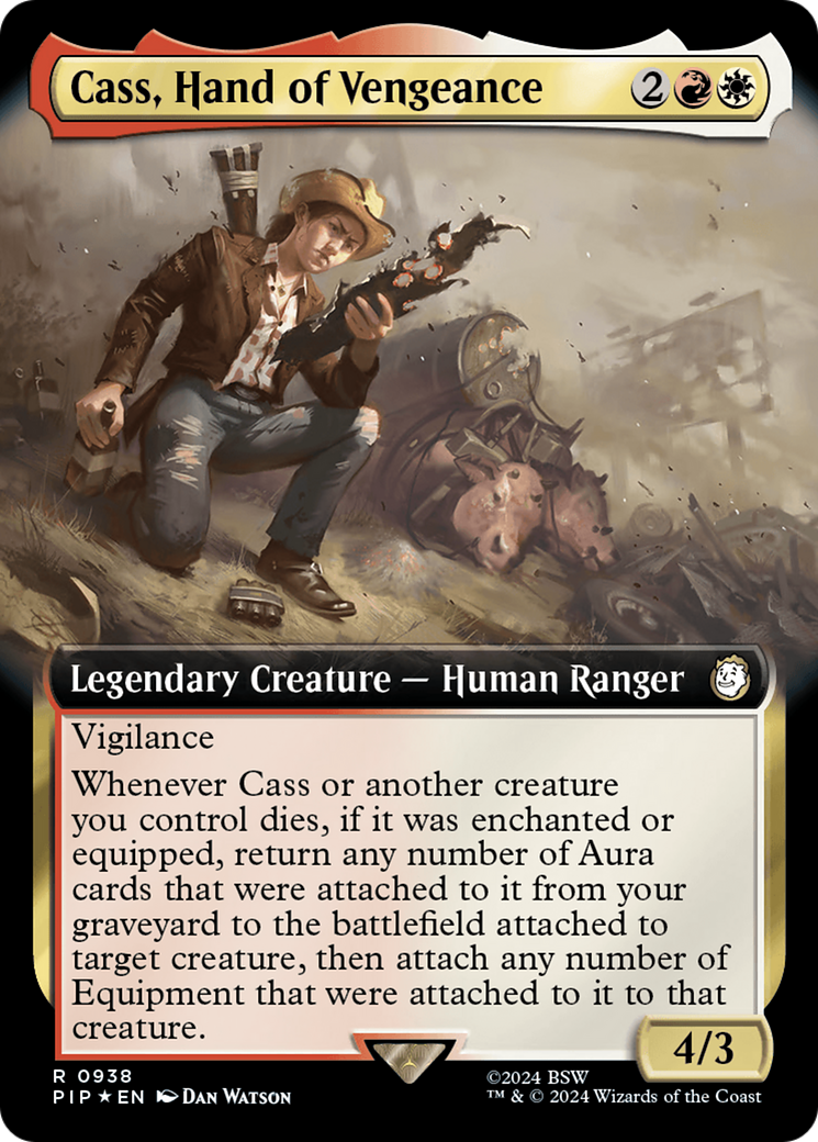 Cass, Hand of Vengeance (Extended Art) (Surge Foil) [Fallout] | Tacoma Games