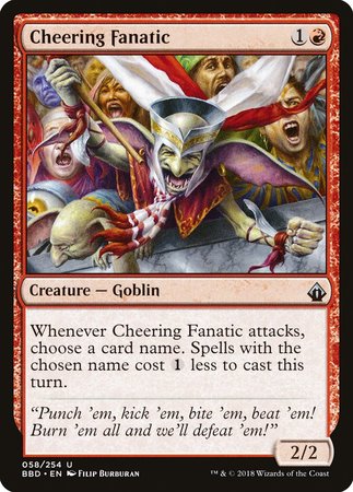Cheering Fanatic [Battlebond] | Tacoma Games