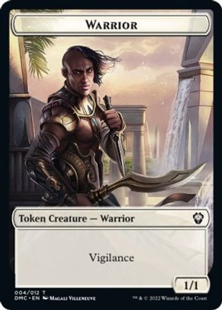 Zombie Knight // Warrior Double-sided Token [Dominaria United Commander Tokens] | Tacoma Games