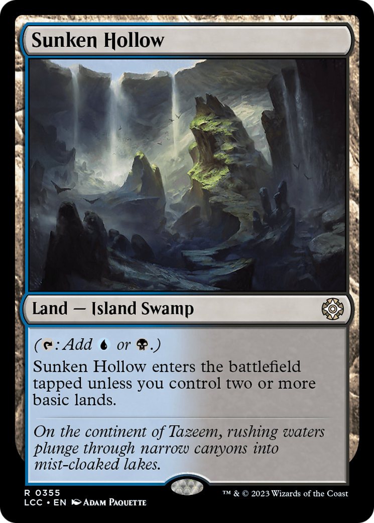 Sunken Hollow [The Lost Caverns of Ixalan Commander] | Tacoma Games