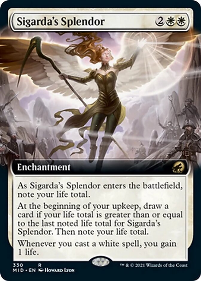 Sigarda's Splendor (Extended) [Innistrad: Midnight Hunt] | Tacoma Games