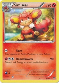 Simisear (23) [XY Base Set] | Tacoma Games