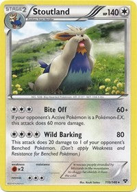 Stoutland (110) [XY Base Set] | Tacoma Games