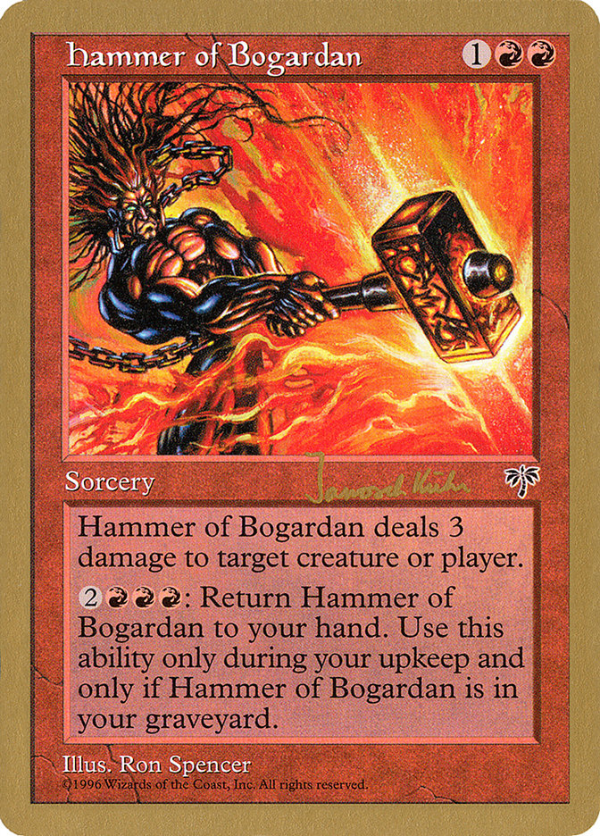 Hammer of Bogardan (Janosch Kuhn) [World Championship Decks 1997] | Tacoma Games