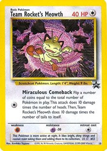 Team Rocket's Meowth (18) [WoTC Promo] | Tacoma Games