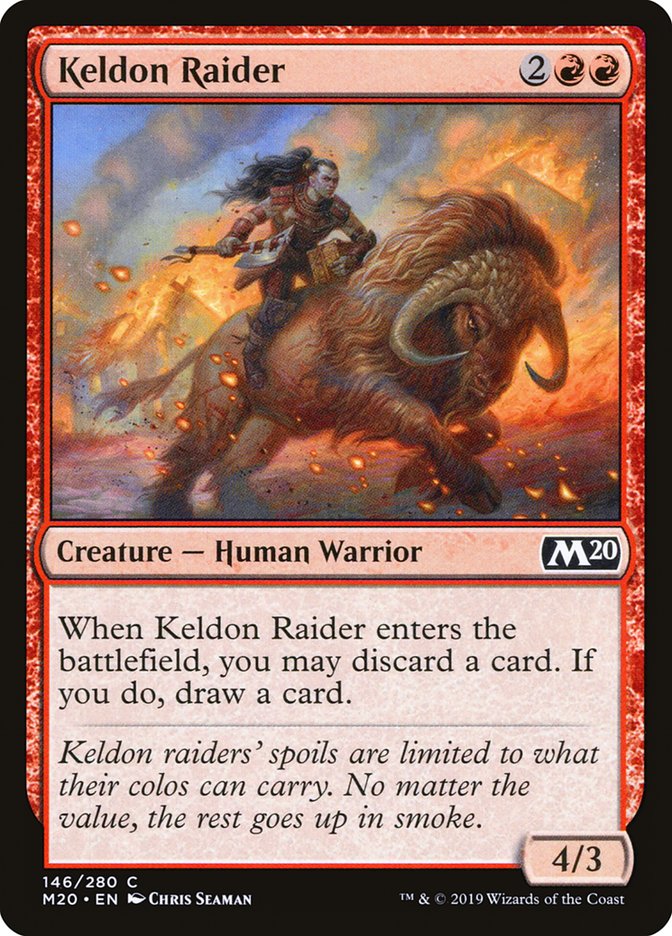 Keldon Raider [Core Set 2020] | Tacoma Games