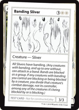 Banding Sliver (2021 Edition) [Mystery Booster Playtest Cards] | Tacoma Games