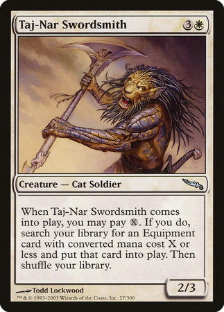 Taj-Nar Swordsmith [Mirrodin] | Tacoma Games