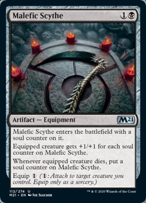 Malefic Scythe [Core Set 2021] | Tacoma Games