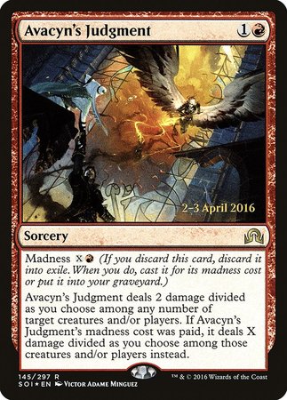 Avacyn's Judgment [Shadows over Innistrad Promos] | Tacoma Games