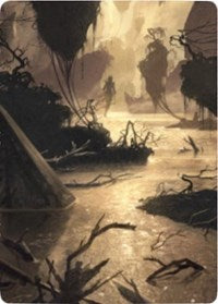 Murkwater Pathway Art Card [Zendikar Rising Art Series] | Tacoma Games