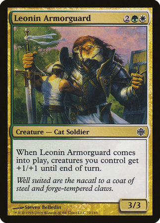 Leonin Armorguard [Alara Reborn] | Tacoma Games