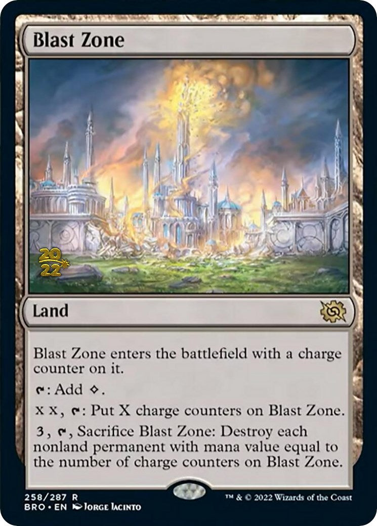 Blast Zone (258) [The Brothers' War: Prerelease Promos] | Tacoma Games