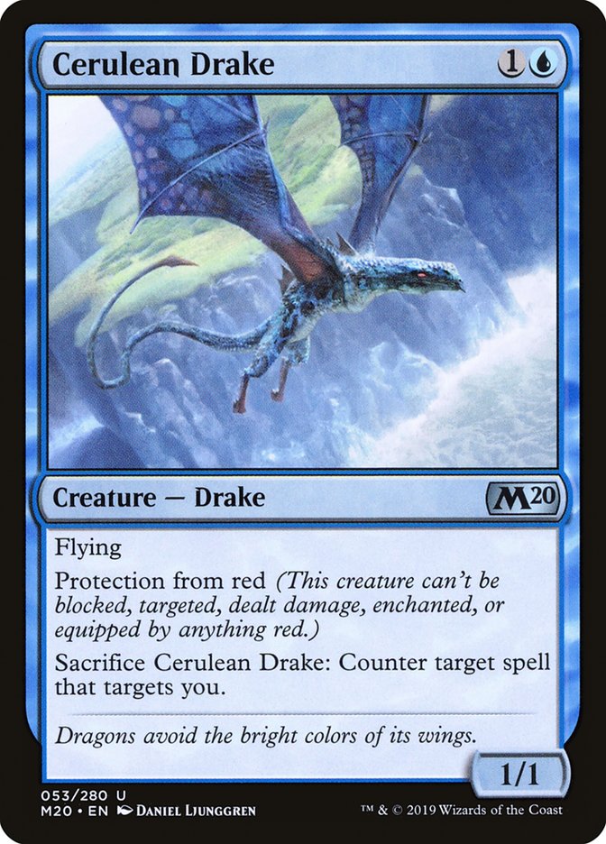 Cerulean Drake [Core Set 2020] | Tacoma Games