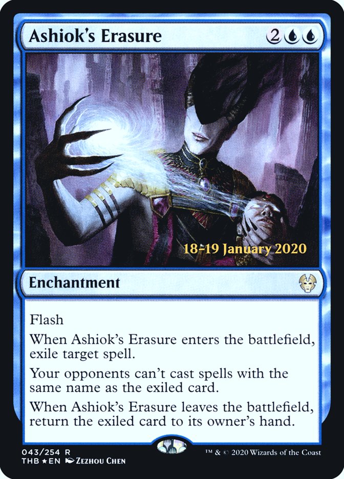 Ashiok's Erasure [Theros Beyond Death Prerelease Promos] | Tacoma Games