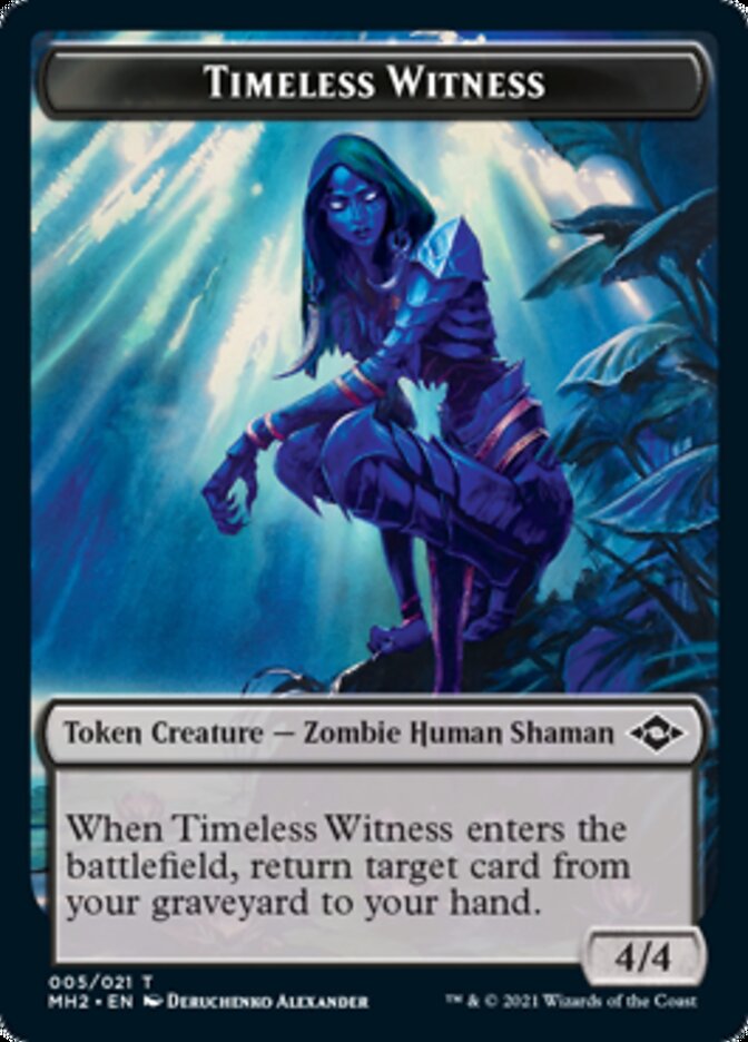 Timeless Witness Token [Modern Horizons 2 Tokens] | Tacoma Games