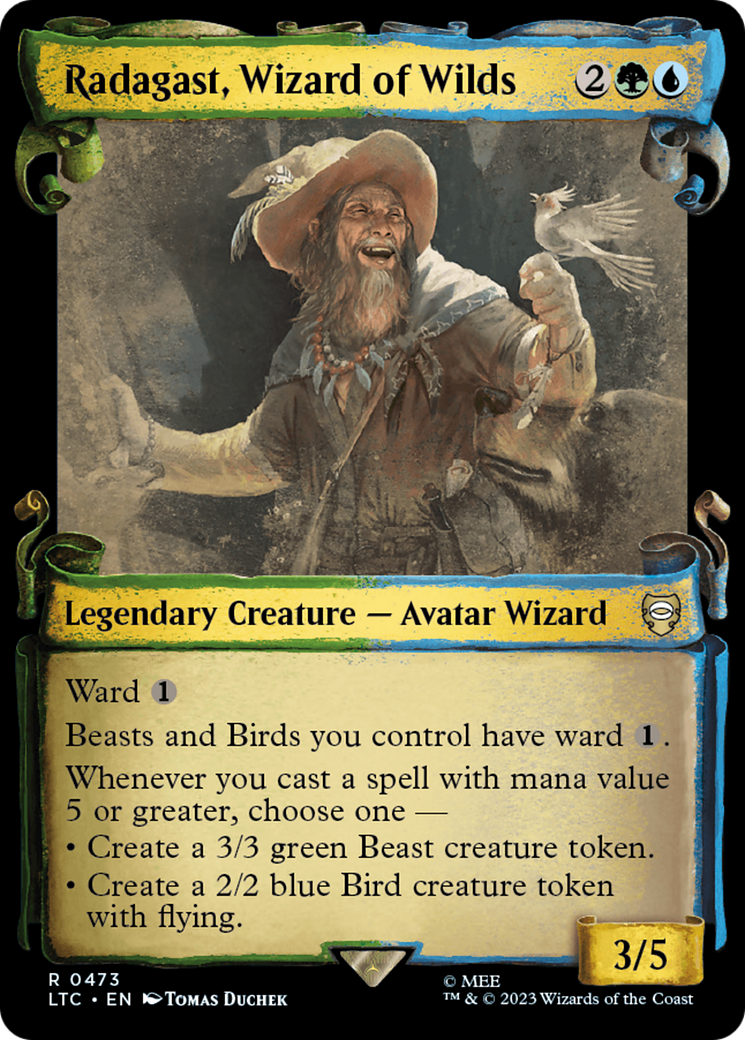 Radagast, Wizard of Wilds [The Lord of the Rings: Tales of Middle-Earth Commander Showcase Scrolls] | Tacoma Games