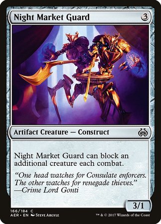 Night Market Guard [Aether Revolt] | Tacoma Games