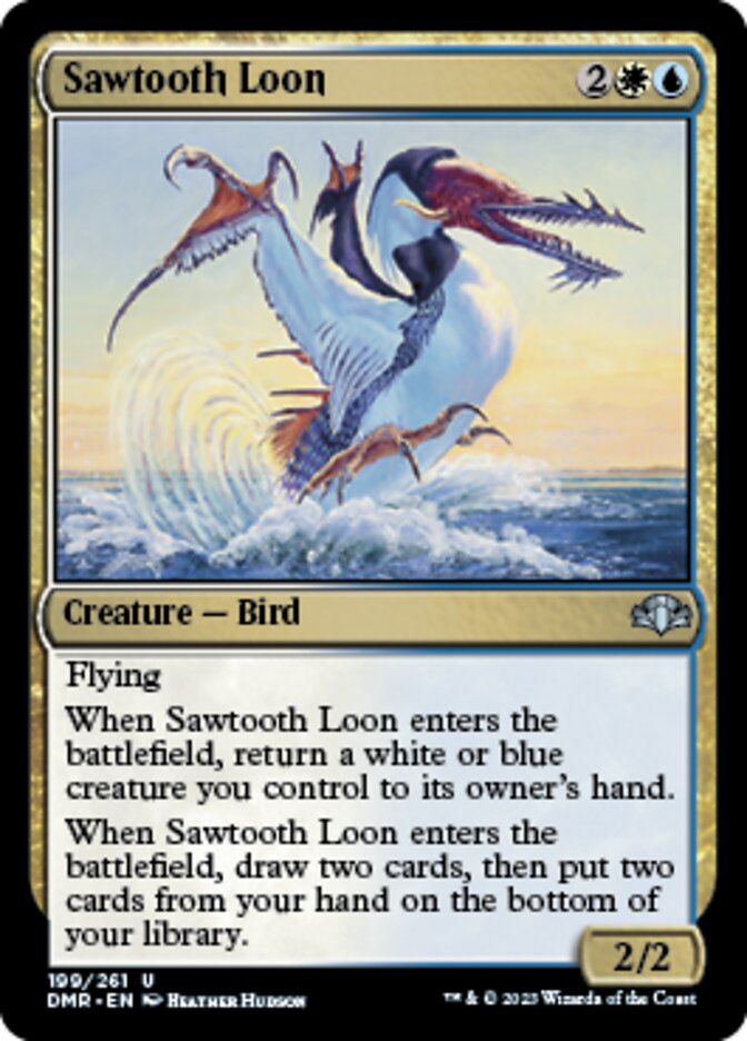 Sawtooth Loon [Dominaria Remastered] | Tacoma Games