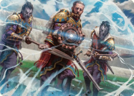 Argivian Phalanx Art Card [Dominaria United Art Series] | Tacoma Games