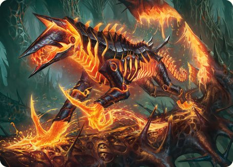 Kuldotha Cackler Art Card [Phyrexia: All Will Be One Art Series] | Tacoma Games