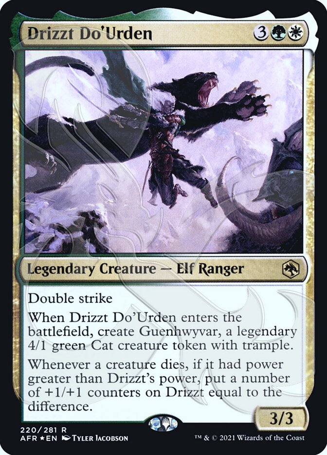 Drizzt Do'Urden (Ampersand Promo) [Dungeons & Dragons: Adventures in the Forgotten Realms Promos] | Tacoma Games