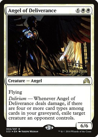 Angel of Deliverance [Shadows over Innistrad Promos] | Tacoma Games
