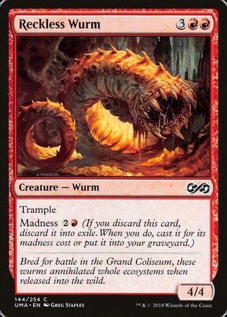 Reckless Wurm [Ultimate Masters] | Tacoma Games