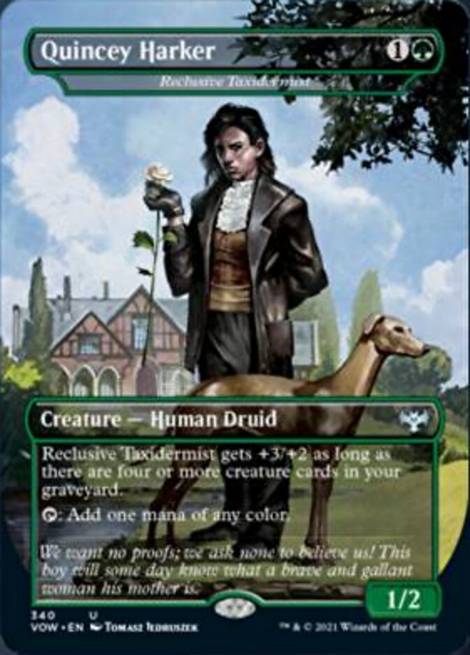 Reclusive Taxidermist - Quincey Harker [Innistrad: Crimson Vow] | Tacoma Games